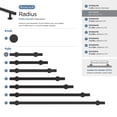 thumbnail image 2 of Amerock Bp37390 Radius 3" Center To Center Bar Cabinet Pull - Chrome, 2 of 5