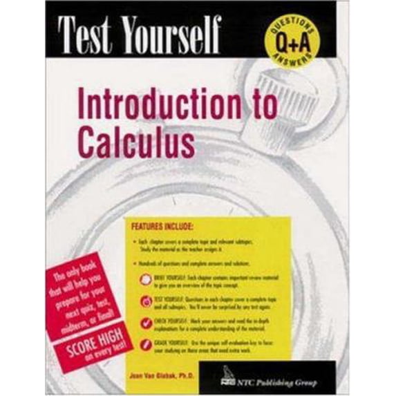 Pre-Owned Introduction to Calculus (Test Yourself) (Paperback) 0844223654 9780844223650
