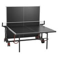 thumbnail image 1 of KFFKFF Table Tennis Set, Pro-Level Ping Pong Experience, Weather-Resistant Aluminum Play Surface for Both Indoor & Outdoor, Easy-to-Move Folding Design with Secure Locking Wheels, 1 of 9