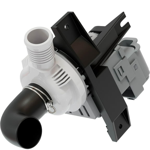 [UPGRADED] Ultra Durable W10536347 Washer Drain Pump Replacement part  - Exact Fit for Whirlpool Kenmore Washers - Replaces W10217134 AP5650269 W10281682 PS5136124