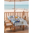 thumbnail image 2 of Outdoor Tablecloths with Umbrella Hole & Zipper, Hello Spring 54x80 Inch Tablecloth Rectangle, Pastoral Purple Bottle Floral Gray Wooden Waterproof Table Cloth, Patio/Pool/Picnic Table Covers, 2 of 8
