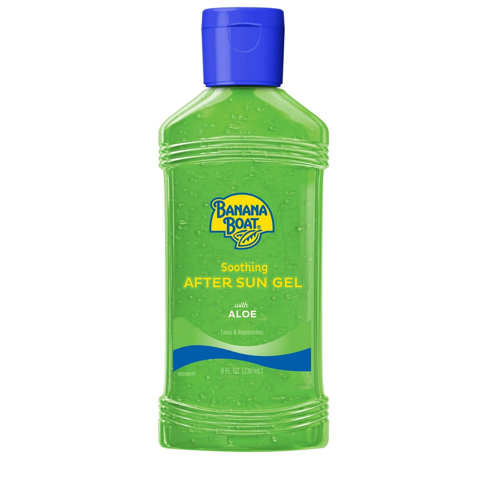 Banana Boat Soothing Aloe After Sun Gel with Aloe Vera, 8 oz