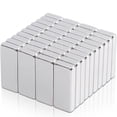 thumbnail image 1 of Xianyou-barres Aimants en Terres Rares Fortes, Lot de 40 Petits Aimants Rectangulaires en Néodyme pour Artisanat, Armoires de Réfrigérateur Rangement d'Outils de Croisière Industriel, 12x5x2 mm, 1 of 4