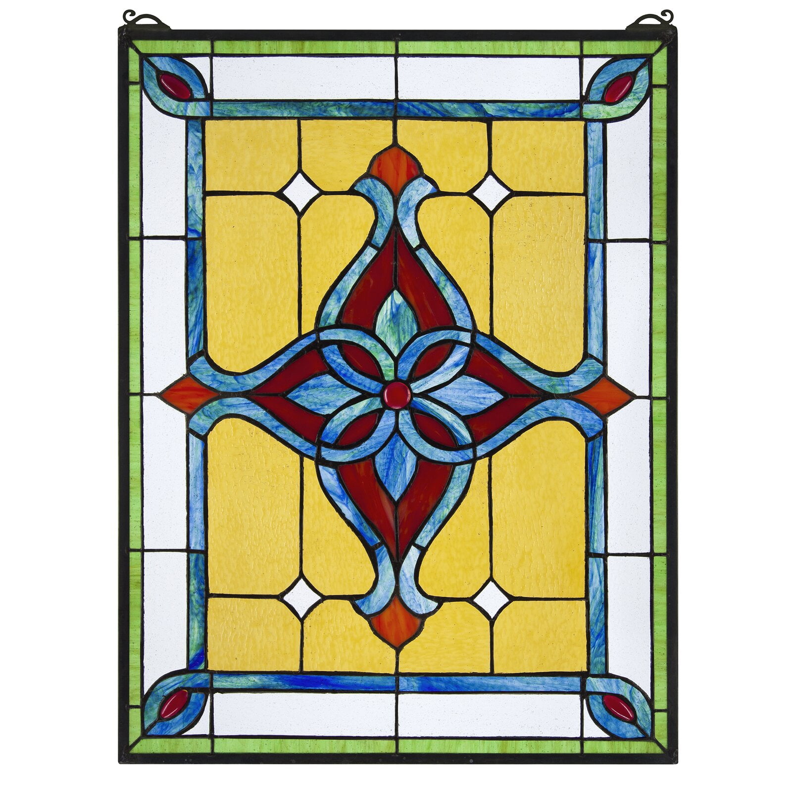 Home & Hobby Framing Boho Stained Glass Decor Vintage Leaded Stained