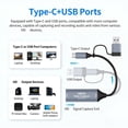 thumbnail image 2 of 7829 Type C+USB to HDTV Gaming Card 4K Video Device for Live Streaming Share Game, 2 of 10