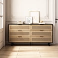 thumbnail image 7 of Shunda K 59.06" 6-Drawers Rattan Storage Cabinet, 7 of 7