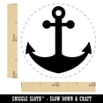 thumbnail image 2 of Ship Anchor Nautical Self-Inking Rubber Stamp Ink Stamper - Brown Ink - Mini 1/2 Inch, 2 of 7