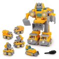 thumbnail image 1 of Transform Truck Robot 5 In 1 Stem Assembly Engineering Truck Kids Take Apart Fun Toy Vehicles Birthday Gift, 1 of 5