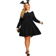 thumbnail image 3 of Vestido Agnes Orinda Negro 4X Cuello Peter Pan, 3 of 7