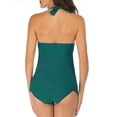 thumbnail image 6 of Otvok Womens Tankini Sets 2 Piece Tummy Control Bathing Suits with Boyshorts Modest Loose Fit Athletic Swimwear M Green, 6 of 6
