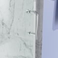 thumbnail image 5 of JimsMaison 30 to 31-3/8 in. W x 72 in. H Semi-Frameless Pivot Shower Door With Clear Glass,Chrome, 5 of 8