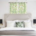thumbnail image 3 of Spring Floral Kitchen Curtains Window Panels, Watercolor Orchid Flowers Leaves Botanical Green Insulated Window Treatment Curtain, Grommet Curtains for Bedroom/Living Room/Bathroom, 2 Piece 52"Wx45"L, 3 of 8