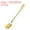 Gold, variant on 6Pack Stainless Steel Ice Cream Spoons, 7.5" Yogurt Spoons Dessert Spoons Shovel Spoons, Drak Grey