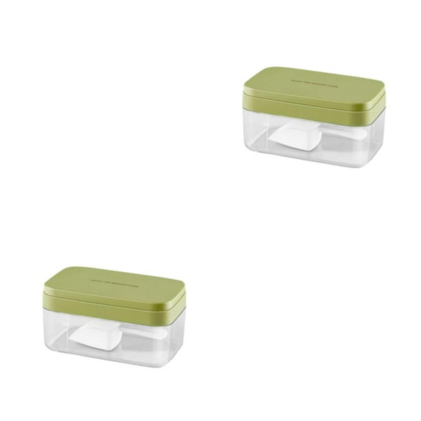 Molde para cubitos de hielo Injueey Silicona Verde/Presionando 2Conjunto