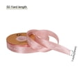 thumbnail image 2 of 1 Inch 50 Yard Wide Satin Ribbon Grosgrain Valentine Wedding Ribbon for Gift Wrapping, Just for You, Dusty Rose, 2 of 6