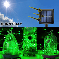 thumbnail image 3 of Cadena de luces de tubo solar 1PCS - 32 metros 300 luces [ocho funciones solares de alta potencia con control remoto] verde Vhermosa, 3 of 5