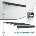 thumbnail image 5 of Macrout Patio Awning 10x8 Feet Sunshade Canopy for Manual Retractable Awnings, 4627 (Dark Grey), 5 of 10