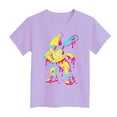 thumbnail image 4 of LRen Kids Shirts for Boys Size 5-6 Boy Graphic Prints Crew Neck Funny Short Sleeve Basic Tees Toddler Boy Summer Blouse Comfortable T-Shirts Toddler To Big Kid, 4 of 4