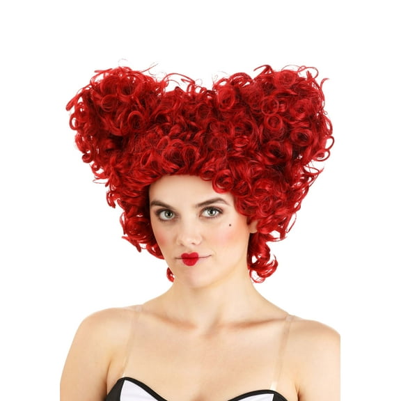 Women's Royal Red Heart Costume Wig