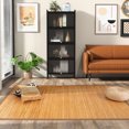 thumbnail image 2 of Costway 5' X 8' Bamboo Area Rug Floor Carpet Natural Bamboo Wood Indoor, 2 of 9