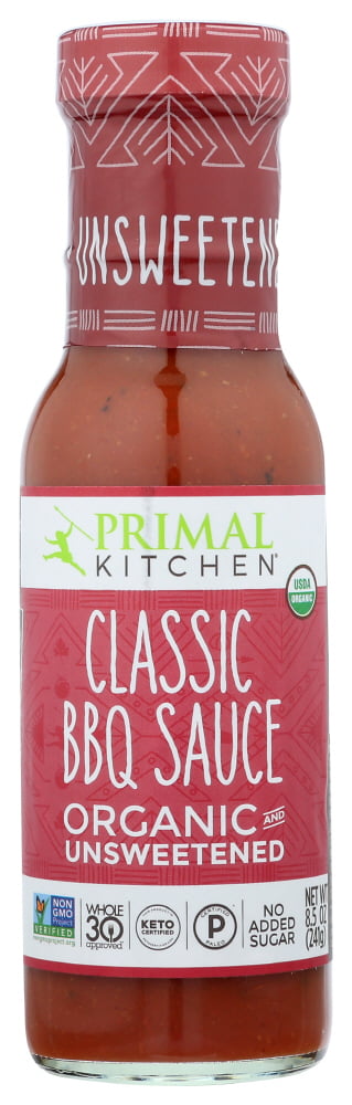 Primal Kitchen Organic And Unsweetened Classic Bbq Sauce 8 5 Oz Walmart Com Walmart Com