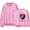 Pink, variant on Example Merch Hoodie unisex fashion long sleeved casual round neck pullover