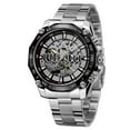 thumbnail image 1 of Men's Watch Mechanical Automatic Self-Winding Watch for Men Stainless Steel Strap Fashion Wristwatch, 1 of 8