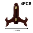 thumbnail image 4 of 4 Packs Wooden Display Stand Plate Holder Easels, 4 of 5
