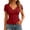 TH260430-Wine, variant on iHengLiXing Plus Size Womens Tops Dressy Casual Women Casual Round Neck Short Sleeve Solid Pullover Blouse T-shirt Tops Loose Blue XXXL