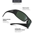 thumbnail image 6 of Xagger Polarized Wrap Around Sunglasses for Men Women Sports Driving Fishing Anti-Glare UV400 Sun Glasses, 6 of 6
