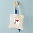 thumbnail image 4 of CafePress - I Love Mimi Tote Bag - Unisex Canvas Tote Bag, Beige, 1-Piece, 4 of 6