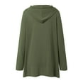 thumbnail image 3 of WEAIXIMIUNG Sweat à Demi-Zip pour Femmes, Sweat à Capuche Décontracté à Manches Longues Imprimé Lettre avec Poche, 3 of 3