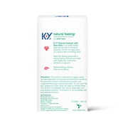 K-Y Natural Feeling Lube with Aloe Vera, Water Based Personal Lubricant For Sexual Wellness, 1.69 fl oz