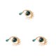 thumbnail image 1 of Minnieouse * Broches * Broche de pestañas largas Broche de ojo Broche de cristal de lágrima Pin para damas Artesanía Ropa Ramo de flores de oro Type1 NO1 Minnieouse CBP191753, 1 of 6