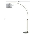 thumbnail image 5 of Safavieh Polaris 84 in. H Solid Glam Arc Floor Lamp, Antique Brass, 5 of 7