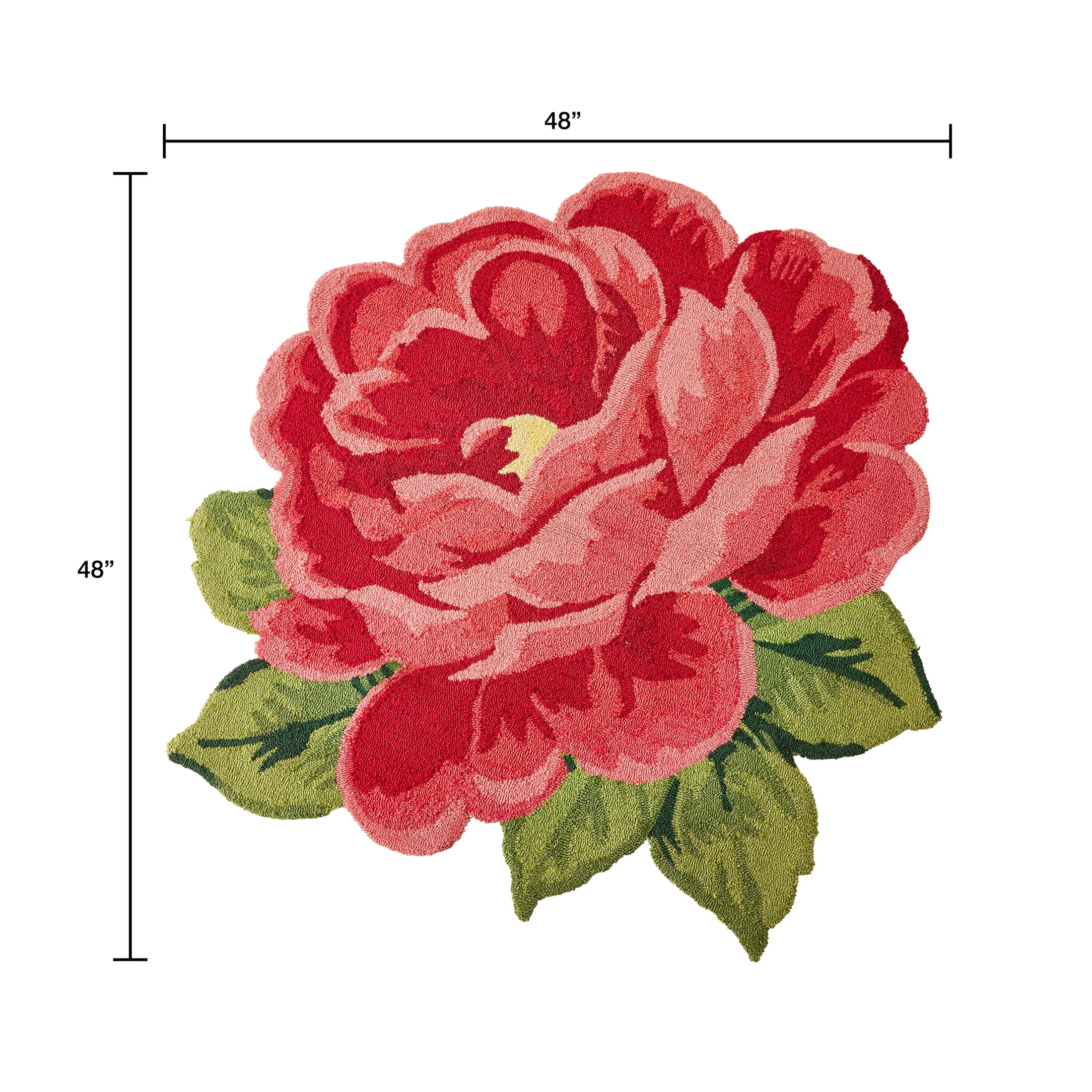 The Pioneer Woman 4' Rose-Shaped Indoor Rug