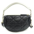 thumbnail image 2 of Pre-Owned Christian Dior Vibe Hobo Small Women's Handbag M72000NOA Lambskin Black (Good), 2 of 10