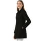 thumbnail image 4 of Abrigo Largo De Invierno Allegra K Con Cuello Peter Pan Y Doble Botonadura Para Mujer Negro L, 4 of 8