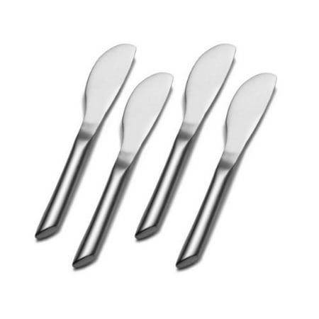 Towle Wave - Towle Living Wave Stainless Steel Cheese Spreader, Set of 4