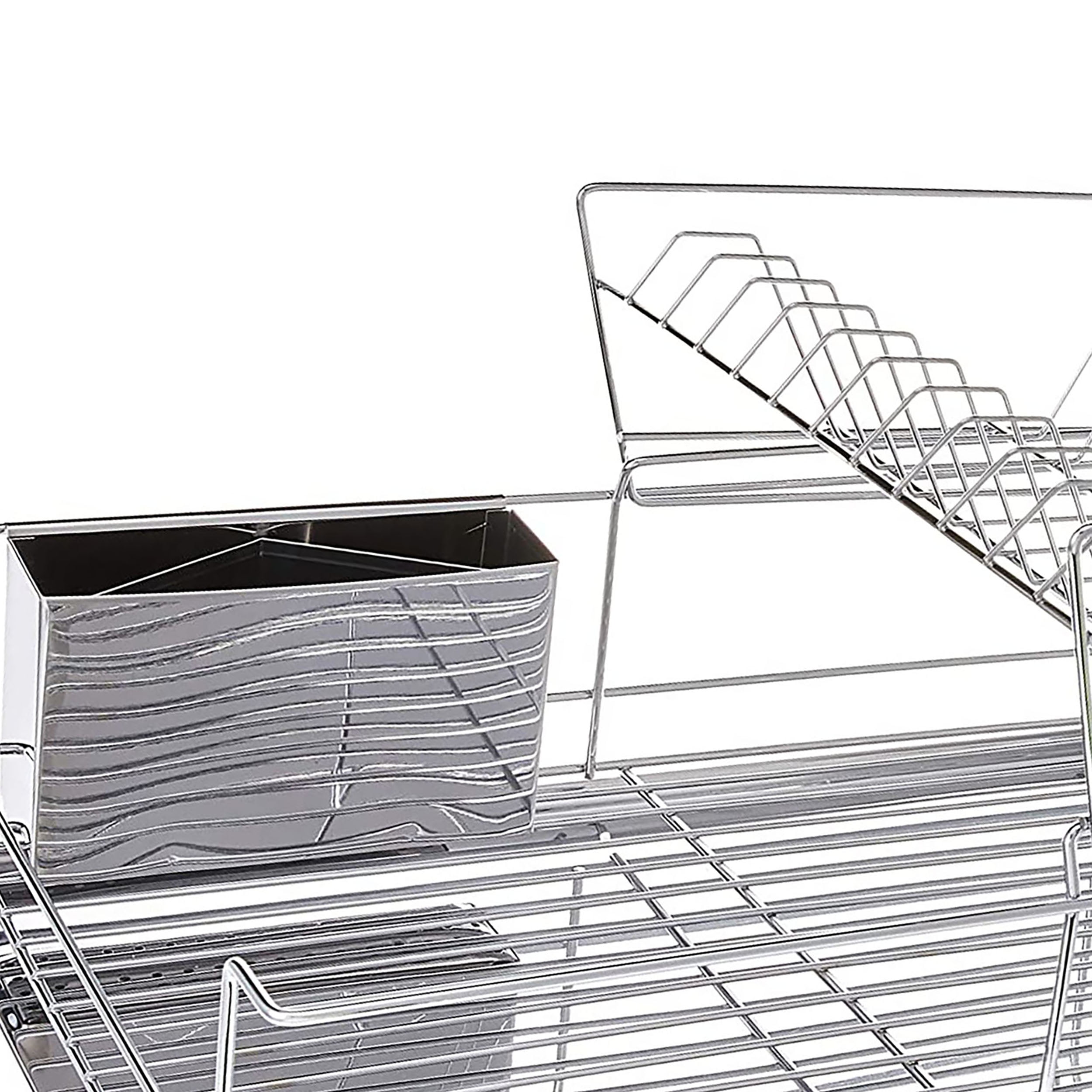 Mega Chef 15.5 Inch Stainless Iron Shelf Dish Rack