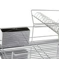 thumbnail image 4 of Mega Chef  15.5-inch Stainless Iron Shelf Dish Rack, 4 of 6