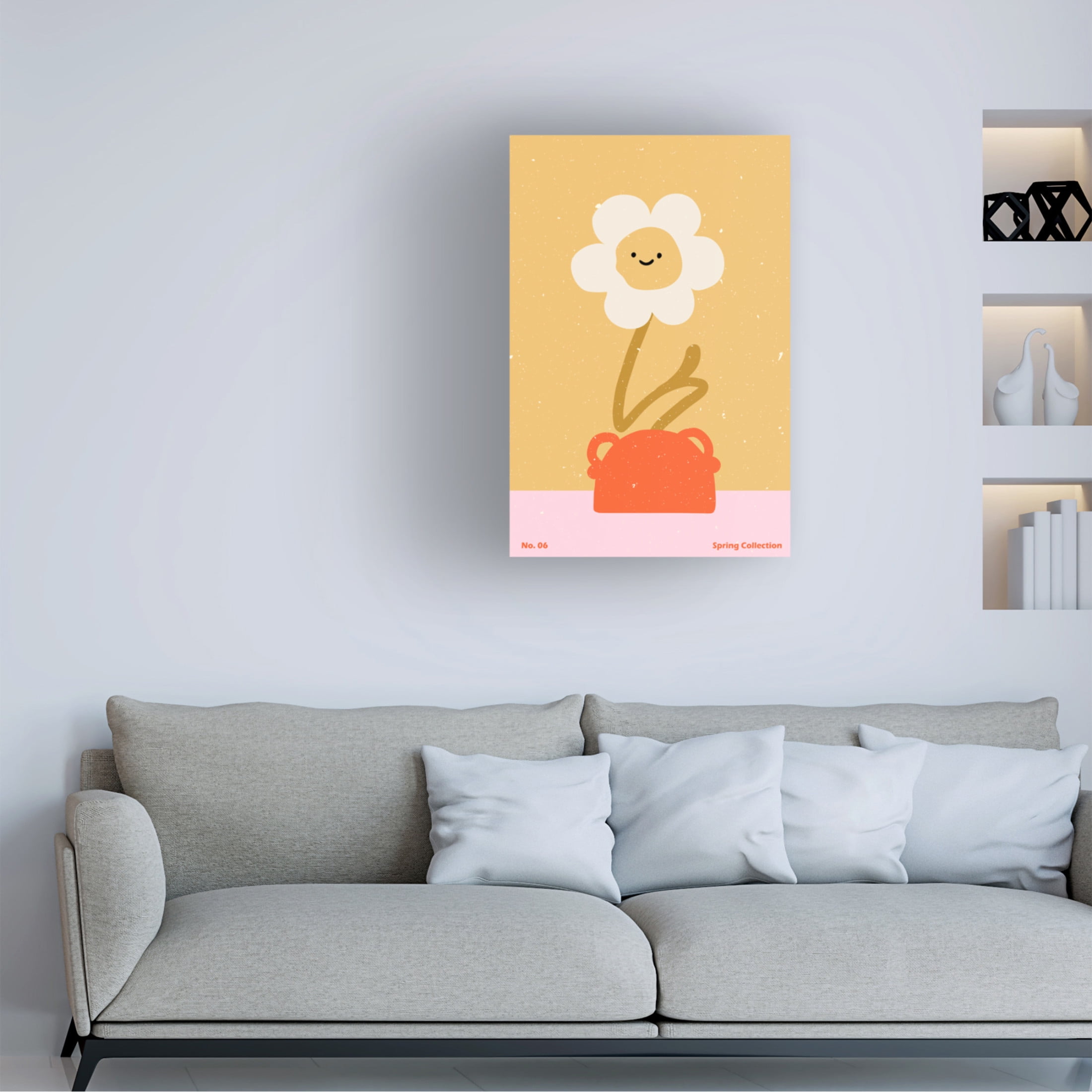 Trademark Fine Art NKTN Spring Flower 06 Canvas Wall Art