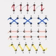 thumbnail image 3 of Juguete de para enhebrar, Montessori Aprendizaje Construcción temprana Bloque de tejido de cordones con forma de Animai , para Granja Salvador enhebrar juguetes, 3 of 8