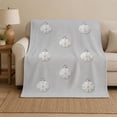 thumbnail image 5 of Ouuluon Flannel Throw Blanket, 59x39 inch Decorative Soft Cover for Sofa Bedroom Use, 5 of 6