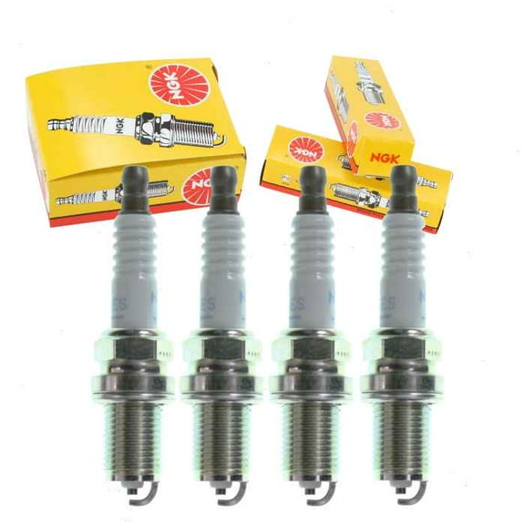 4 pc NGK Standard Spark Plugs compatible with Kia Spectra 1.8L L4 2000-2004