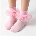thumbnail image 2 of FASHIONPANT Fashion Socks For Women With Lace Ruffles Ankle Kids Dance For Cute Compression Socks, 2 of 3