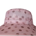 thumbnail image 5 of ROHUUQUE Women Boonie Hats UV Protection Full Face & Neck Cover Breathable Polka Silk Tea-Picking Sun Hat for Summer Outdoor Pink, 5 of 7