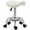 White, variant on HOMCOM Saddle Stool Rolling Salon Chair for Massage Spa Clinic Beauty Black