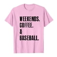 thumbnail image 4 of Séductiva T-Shirt à Manches Courtes pour Femmes 50 % de Réduction Liquidation Week-End Café Baseball Imprimé T-Shirt Coton Col Rond Manches Courtes Décontracté, 4 of 4