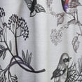 thumbnail image 4 of Designart 'Birds With Floral Pattern' Floral Curtain Panel, 4 of 5